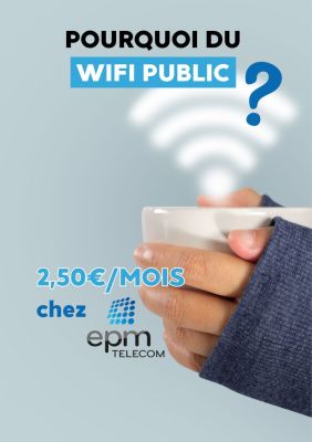 [Offrez un WiFi public à vos clients pour seulement 2,50 €/mois]